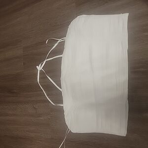 Madewell White Top With Straps Sz 6